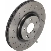 Brembo Remschijf 09A44821 voorkant, geventileerd, sterk gecarboniseerd, 1 Stuk