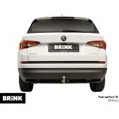 BRINK Vaste trekhaak 633400 Brink voor o.a. SKODA