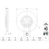 Bosch 0 986 479 G33 Remschijf