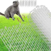 Famanu kattenweringmat 400x30 cm met stekels - Wit
