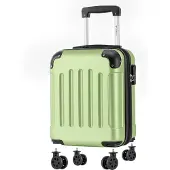 YONSLY Cabinekoffer met Afneembare Wielen - 46x31x20 cm - 25L - Fruitgroen