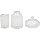 Leeff - Mini vaasjes MICHA - wit - set van 3