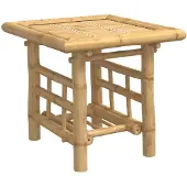 vidaXL Bijzettafel 45x45x45 cm bamboe