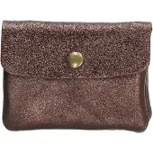 Charm London Etui Portemonnee Glitter Elisa Donker Bruin