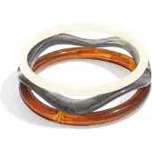 Yehwang Chic Acrylic - Bangles - Acryl - - Grijs