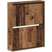 vidaXL Wandgemonteerde Schoenenkast DELFT 71 x 17 x 86 cm Bewerkt hout