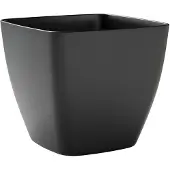 Tera Plantenbak Ceylon vierkant Ash antraciet 30 cm - Kunststof