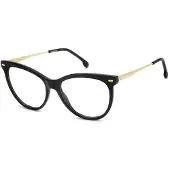 Carrera 3078 55/17/140 Zwart goud Acetaat monturen VROUW 3078