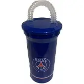 Stor PSG Bidon met Rietje 430ml - Officiële Licentie