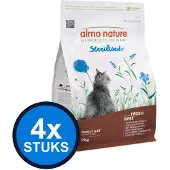 Almo Nature 4x Functional cat sterilised zalm 2kg