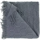 Pronto Wonen Plaid Collina 127x152cm donkergrijs