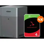 UGREEN NASync DH4300 Plus + Seagate Ironwolf 4TB 4-Pack