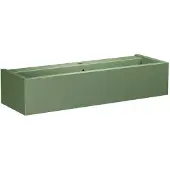 Kerasan Kanaal Keramische wastafel 120x40cm, mat groen