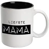 Paper Dreams Mok Black & White - Mama Wit wit Keramiek Beker
