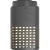 Nordlux Sidara Seaside buiten-downlight, antraciet, IP54, E27 Sidara, dimbaar, alu / grijs / zink, Aluminium, Modern, plafondlamp