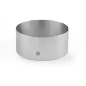 Hendi Ronde voedselring – Roestvast staal – Ø100x45 mm – Vaatwasmachinebestendig