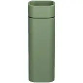 Kerasan Hako Keramische wandgemonteerde wastafel, 30x88,5x30cm, mat groen