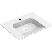 GSI Community Keramische wastafel 70x55cm, zonder overloop, wit ExtraGlaze