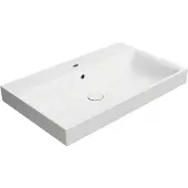 GSI Nubes Keramische wastafel 80x50cm, mat wit