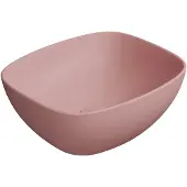 GSI Nubes Keramische wastafel op de plaat 40x35cm, mat blush