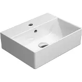 GSI Kube X Keramische wastafel 45x35cm, geslepen onderrand, wit ExtraGlaze