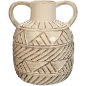 Ideas 4 Seasons Vaas Bali Keramiek H30cm Creme Crème crème Keramiek Vaas