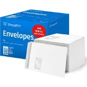 Easyprint NIEUW: Enveloppen met venster, DIN C4, onbedrukt, 500 stuks