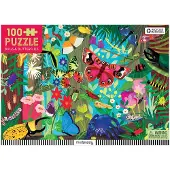 Mudpuppy Bugs & Butterflies 100 Piece Puzzle