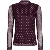 Ydence Top Top Bailey Fs2609 Plum Dames Maat - M