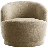 Pronto Wonen Draaifauteuil Tenna beige