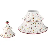 Villeroy & Boch Toy's Delight voorraadpot hout Wit-rood, 4 delen
