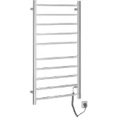 Sapho Eskinado elektrische handdoekradiator vierkant 62x116cm 120W gepolijst RVS