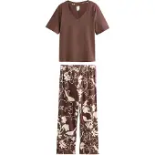 Next Pyjama crème / bruin