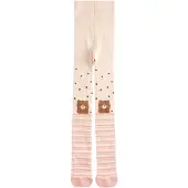 Next Panty's 'Rich Bear Character' crème / bruin / rosa