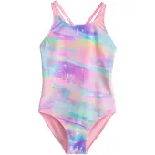 Next Badpak aqua / grasgroen / lila / rosa
