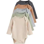 Next Rompertje/body beige / navy / karamel / grijs / olijfgroen