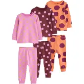 Next Nachtkledij chocoladebruin / limoen / oranje / rosa