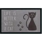 EDO Hanse Home Katten Woondeurmat - 45x75 cm, Bruin