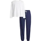 Mey Pyjama 'Solid Love' donkerblauw