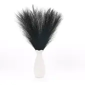 OEM Kunststof pampasgras decoratie, 55 cm, zwart, 20 stuks