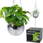 OEM Hangende bloempot, 15 cm, zilver, decoratief