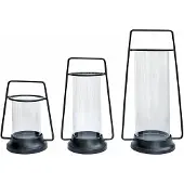 Loberon Windlicht set van 3 Mirandel