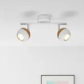 Lightbox LED-plafondlamp met warmwit licht - verstelbare lampenkappen - metaal