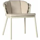 Cotoons Tuinstoel Florenza Stoel Linen + Kussens Stone