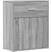 vidaXL Dressoir 60x31x70 cm bewerkt hout grijs sonoma