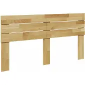 vidaXL Hoofdbord 140 cm massief eikenhout