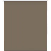 vidaXL Rolgordijn verduisterend koffie 140x150 cm stofbreedte 136,6 cm