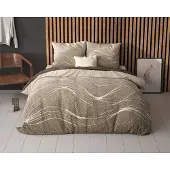 Sleeptime dekbedovertrek Ravna - Taupe - Microvezel - 240x220