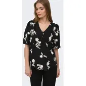 ONLY Maternity Blouse 'OLMElsi' zwart / wit