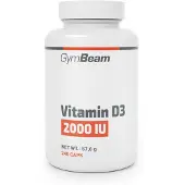GymBeam Vitamine D3 2000 IE 240 caps niet-gearomatiseerd